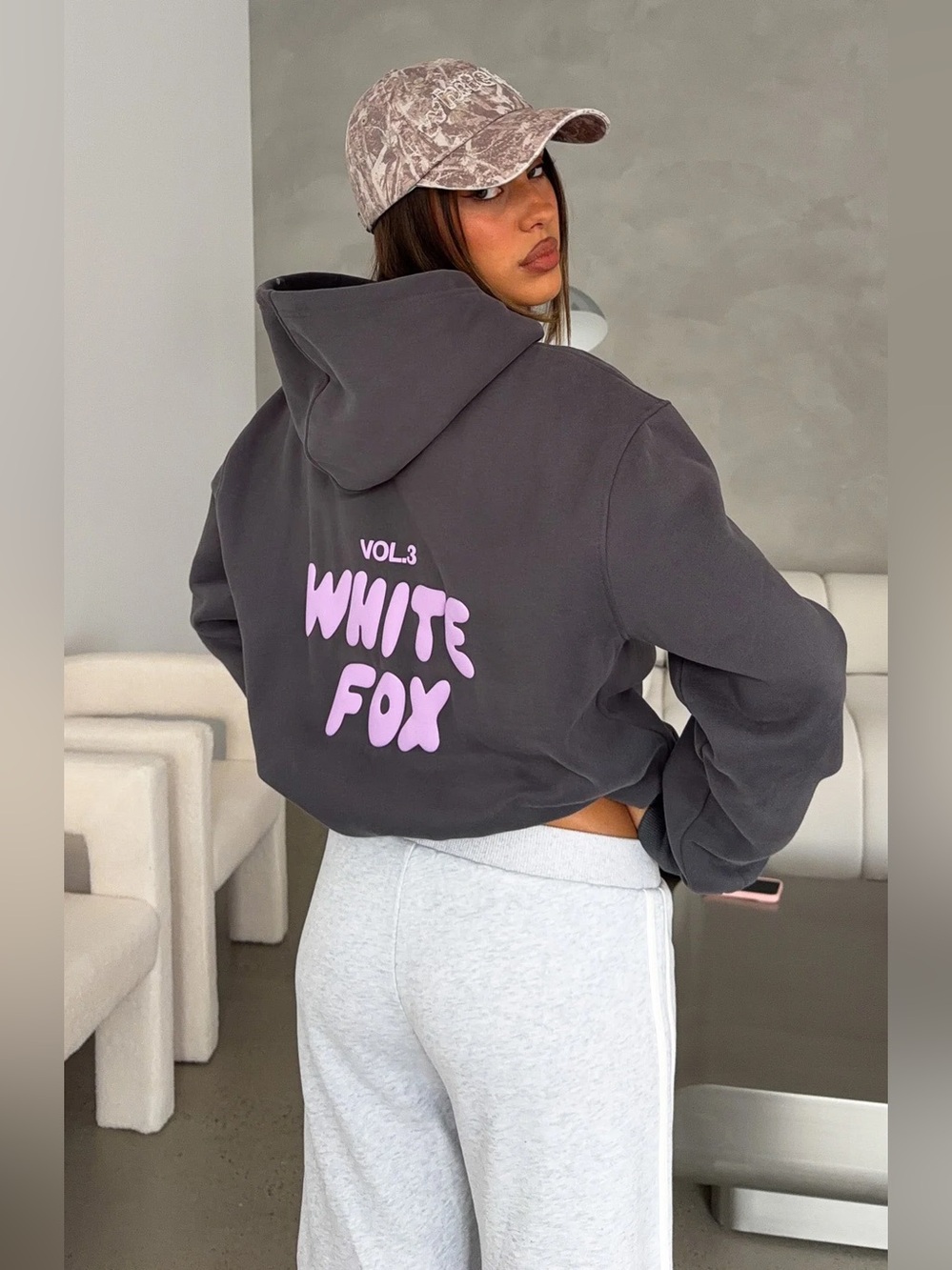White Fox Offstage Hoodie Volcanic